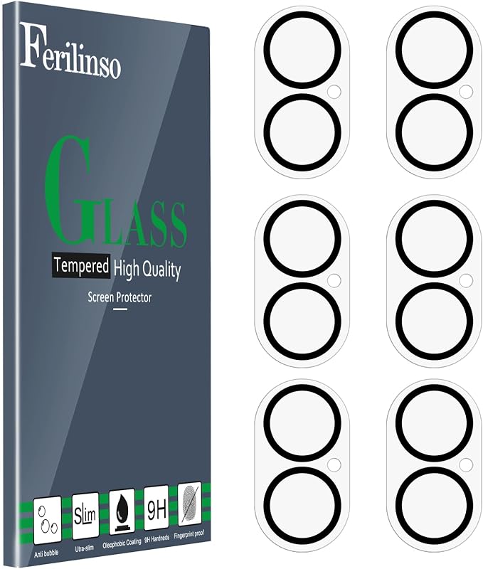 Ferilinso 6 Pack Camera Lens Protector