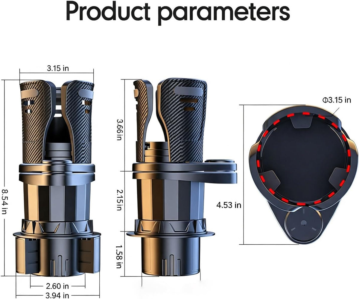 Car Cup Holder Expander for Subaru Crosstrek GT 2018-2023