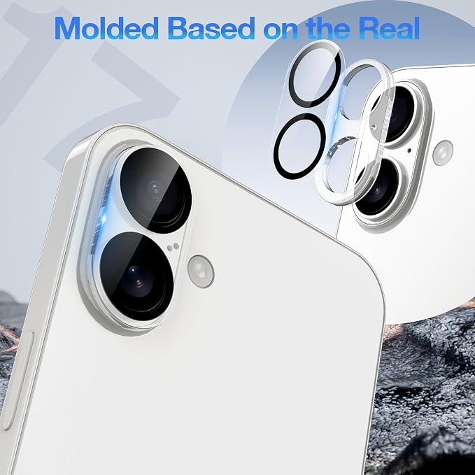WHPXJY 2025 New Upgrade for 3 pack iPhone 17 Camera Lens Protector-Tempered