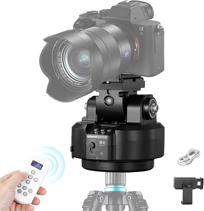 Soonpho M6 Auto Face Tracking Motorized Rotating Panoramic Tripod Head