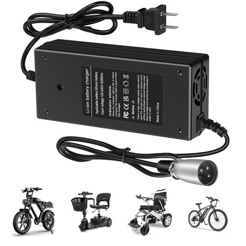 24V(Max 29.4V) 2A 3-Pin XLR Charger for Electric Scooter Go-Go Elite Traveller, Plus HD US, Ezip Mountain Trailz, Jazzy Power Chair,Shoprider,Schwinn S300 S350 S400 S500 S650,Pride Mobility