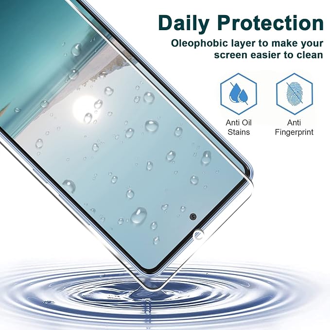 Galaxy A53 5G Screen Protector + Camera Lens Protector, HD Tempered Glass Film