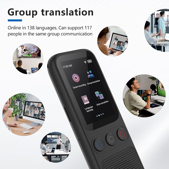 Language Translator Device, 138 Languages Supported, Instant Offline Language