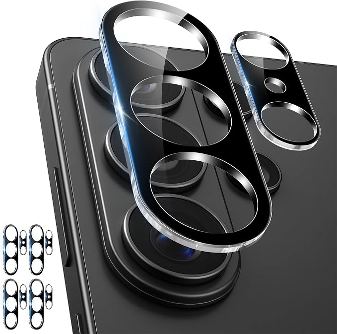 4 Pack for Samsung Galaxy S26 Ultra Camera Lens Screen Protector, 9H Tempered