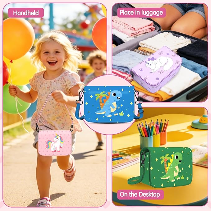 Kids Instant Print Camera Case Bag Compatible