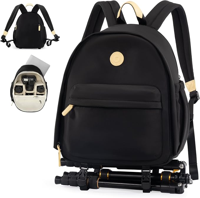Cwatcun Camera Backpack Bag for Women, Stylish DSLR/SLR Camera Bag