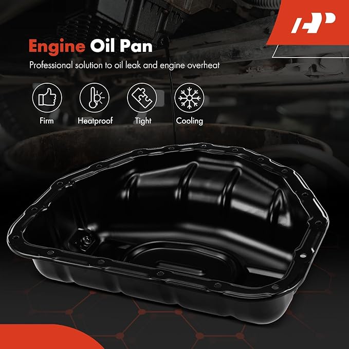 A-Premium Lower Engine Oil Pan Sump with Drain Plug Compatible with Lexus GS300 1998-2005, IS300 2001-2005, L6 3.0L