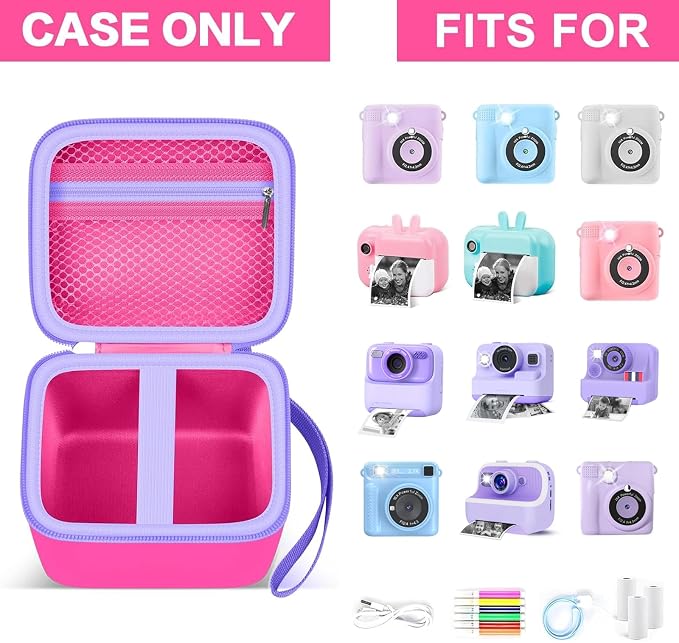 PAIYULE Kids Instant Print Camera Case Compatible