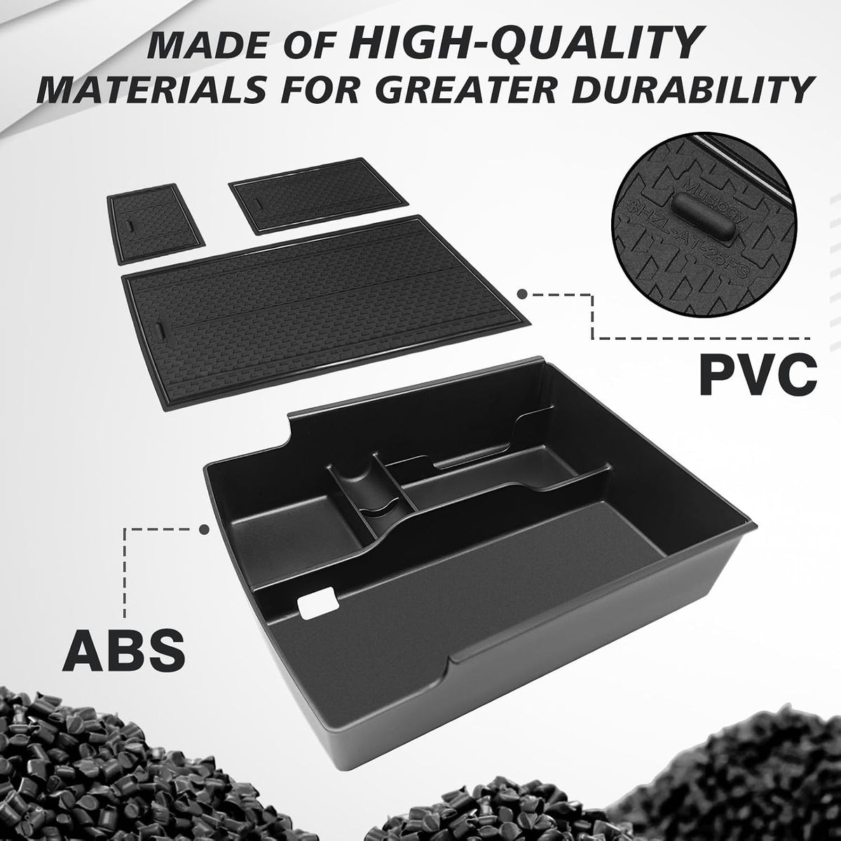 Muslogy Console Organizer for 2024+ GMC Acadia&Chevy Traverse/2025+ Enclave
