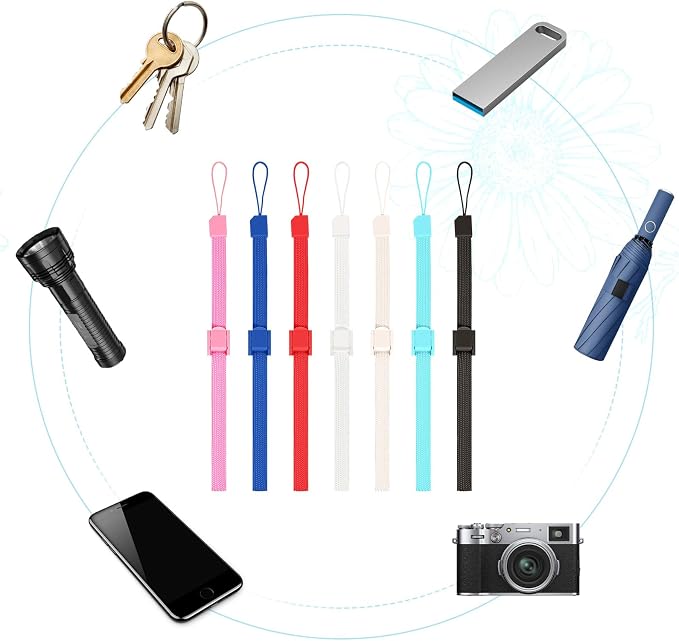 7 PCS Hand Wrist Strap, Adjustable Phone Lanyards