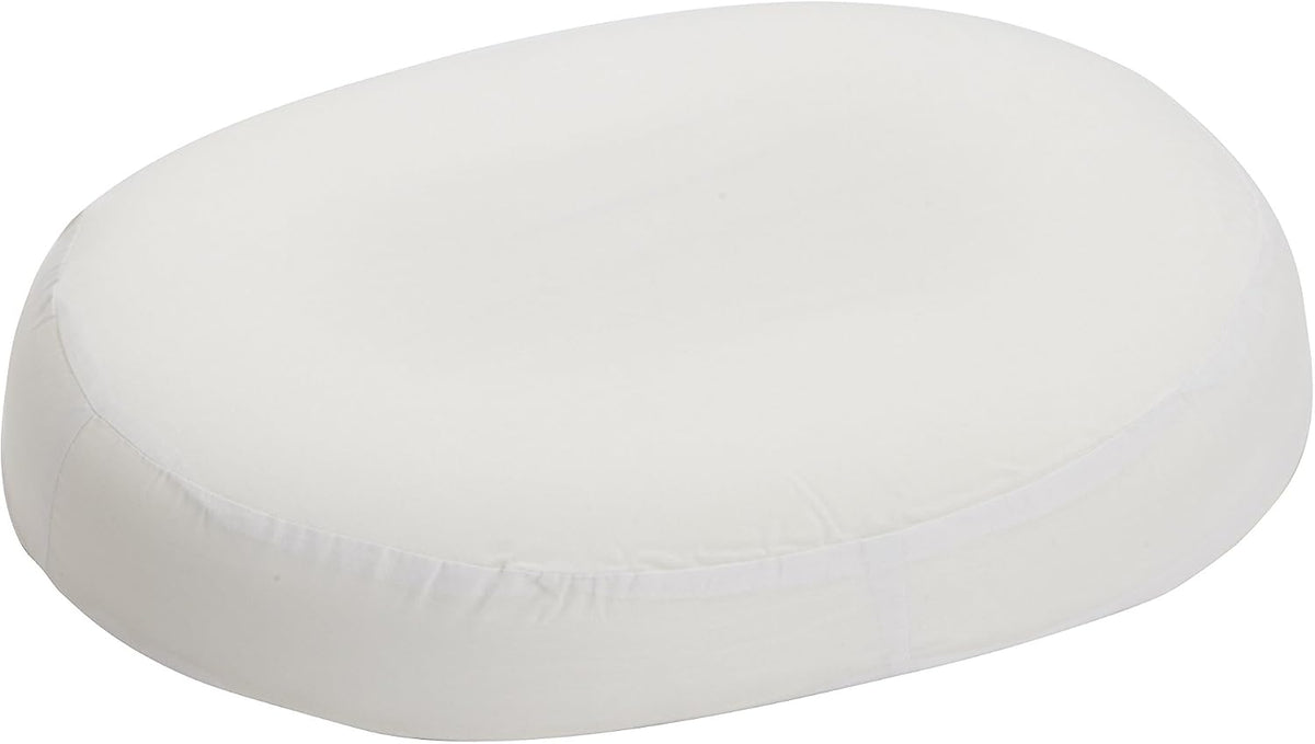 DMI Seat Cushion Donut Pillow and Chair Pillow for Tailbone Pain Relief, Hemorrhoids, Prostate, Pregnancy, Post Natal, Pressure Relief and Surgery, 16 x 13 x 3, White
