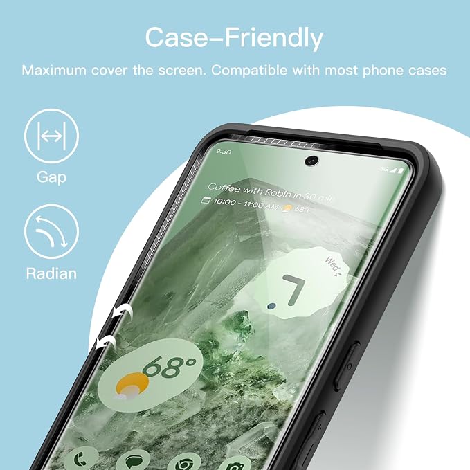JETech Screen Protector for Google Pixel 8