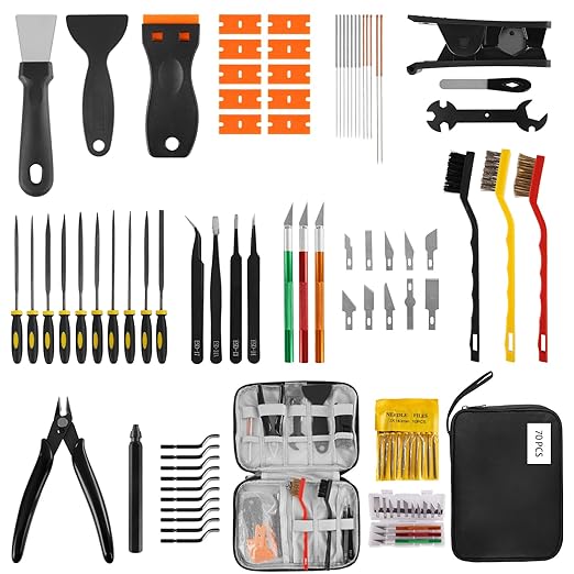 3D Printer Tool Kit, 70-piece Set of 3D Printer Accessories, Compatible
