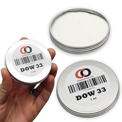 Captain O-Ring DOW 33 Paintball Lubricant - Premium Grease for Marker Maintenance | 1 oz Jar