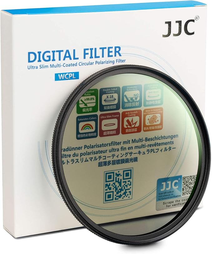 JJC Professional 40.5mm Circular Polarizer Polarizing Filter HD 18-Layer CPL
