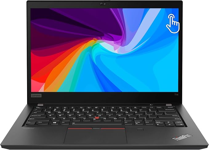 Lenovo Thinkpad T14 Gen 2 14" Touchscreen Laptop, i5 1145G7 2.6Ghz, 16GB DDR4, 256GB NVMe SSD, 1080p Full HD, Thunderbolt 4, HDMI, Webcam, Windows 11 Pro - Black (Renewed)