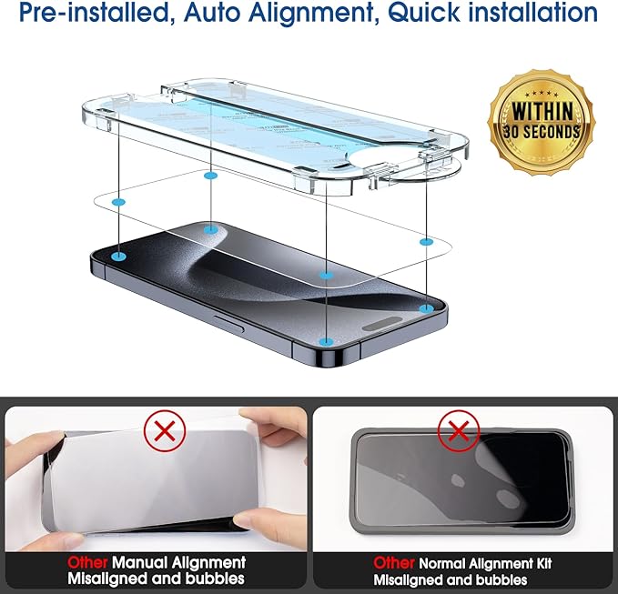 amFilm OneTouch 2+2 Pack Compatible