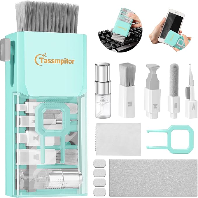 Tassmpitor Laptop Cleaning Kit, All in 1 Keyboard Cleaning kit