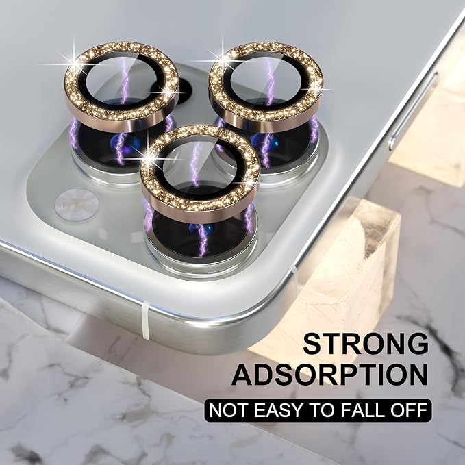 Choiche Compatible for iPhone 16 Pro/iPhone 16 Pro Max Camera Lens Protector