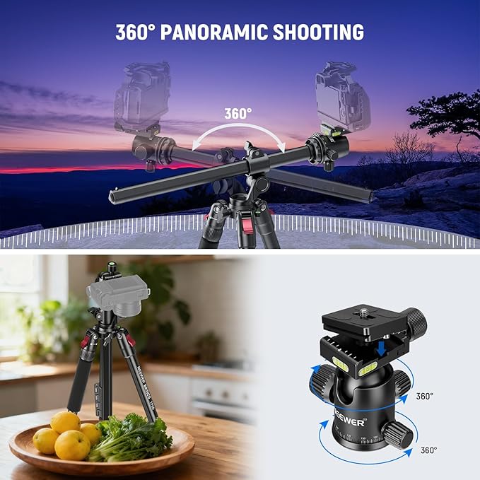 NEEWER Basics 64.5" Horizontal Overhead Tripod