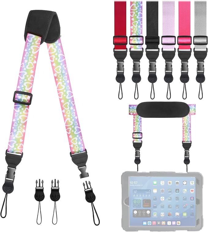 Universal Shoulder Strap, Removable Neoprene Padded Camera Strap, Adjustable