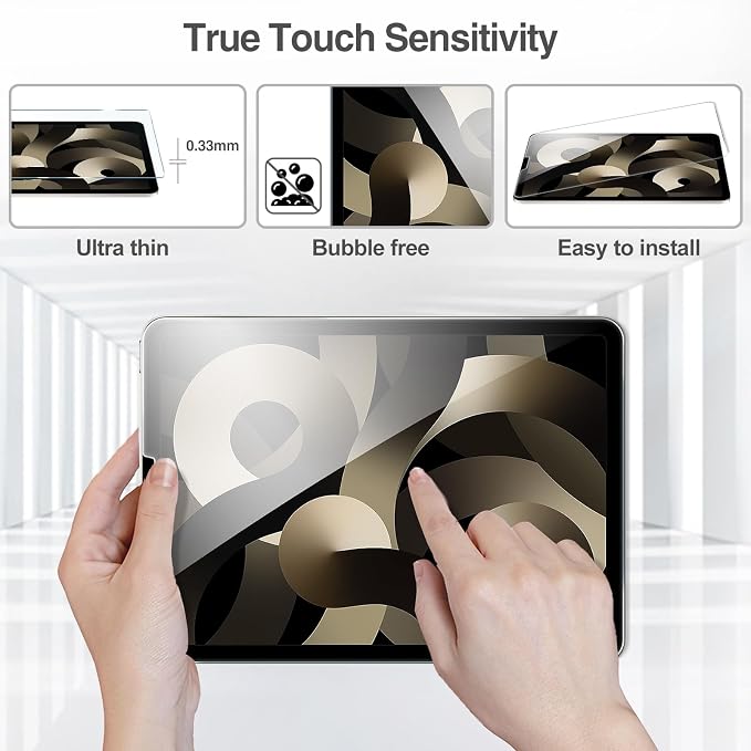 ProCase Screen Protector for iPad Air 5th /4th Generation 10.9" + Camera Lens