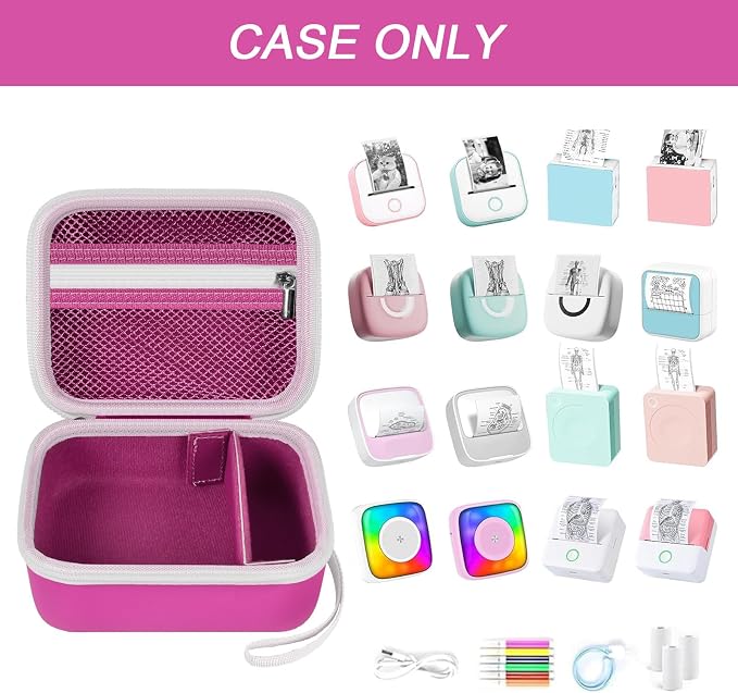 ANKHOH Label Maker Case for Memoking T02/ for Phomemo M02/ M02S/ M02 Pro/ Q30S/