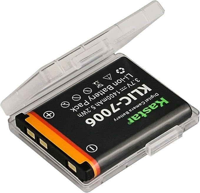 Kastar 1-Pack K7006 Battery and AC Wall Charger Replacement