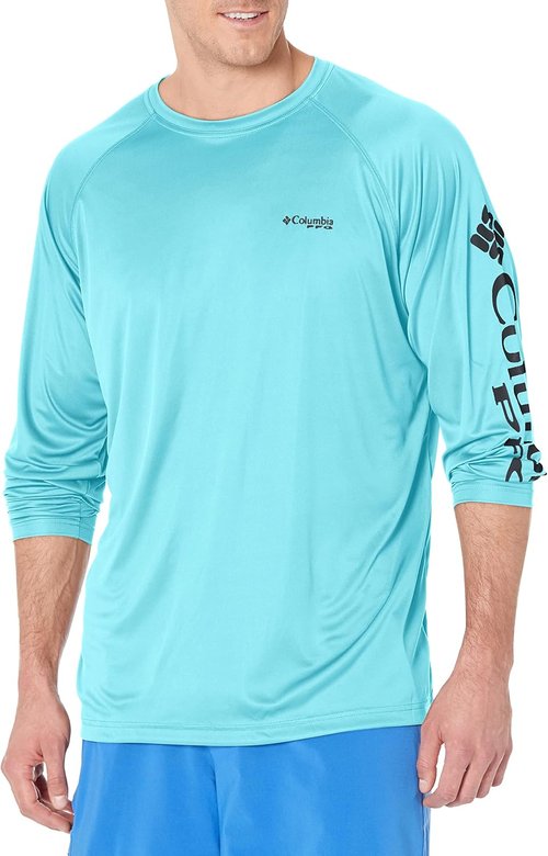 Columbia Men's PFG Terminal Tackle Fishing Shirt - Lightweight & Quick-Dry Fabric | Perfect for Outdoor Adventures