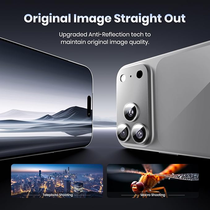 Hoerrye for iPhone 17 Pro Camera Lens Protector