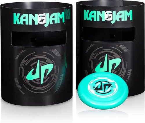Kan Jam Original Disc Toss Game - Includes 2 Disc Golf Basket Retrievers & 1 Disc Golf Disc | Outdoor Fun