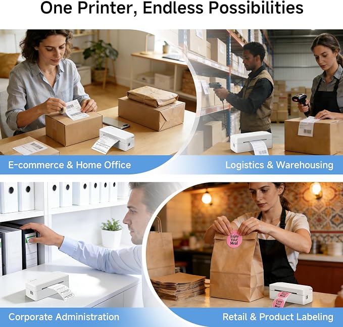 Bluetooth Thermal Label Printer