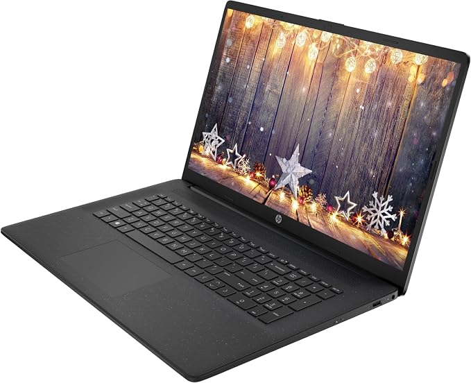 HP 17.3" Business & Home Laptop, 16GB RAM 256GB SSD, 10-Core Intel Core i5, Intel Xe Graphics, Copilot AI, Windows 11 Pro, Numeric Keypad, PLUSERA Earphones & 8-in-1 Hub Included, Jet Black