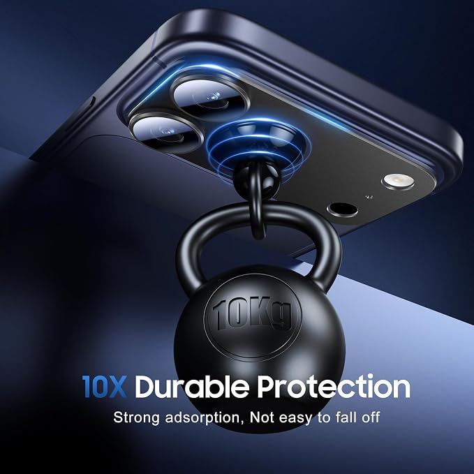 UniqueMe for 3 Pack iPhone 17 Pro Max Camera Lens Protector