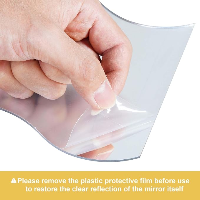 Meking 9PCS Product Photography Props Acrylic Mirror Glass Simulated Photoshoot