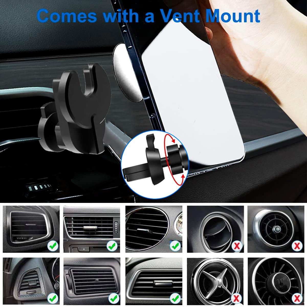 JCWINY Car Phone Holder for Pop Socket, Car Cup Holder Phone Holder Compatible with Popsocket Mount for Car, Flexible Gooseneck Car Mount for Pop Mount Fits iPhone Samgsung and Any Smartphones