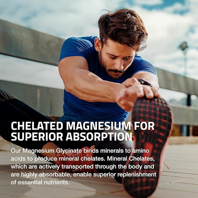 Bronson Magnesium Glycinate 400mg Extra Strength, Vegetarian, Chelated for Absorption Gentle on The Stomach, Non-GMO, 120 Tablets
