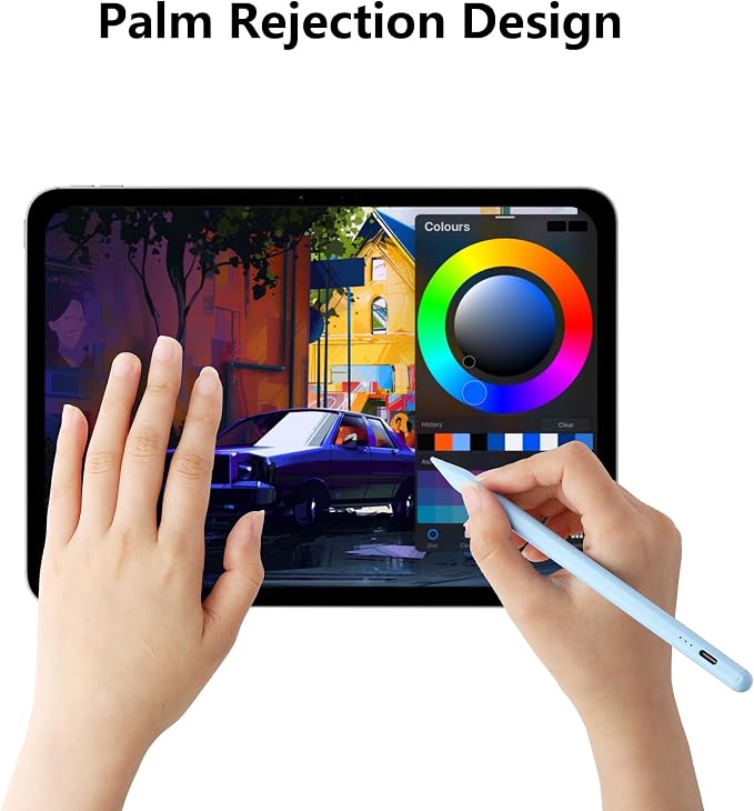 Stylus Pen for iPad A16 11th 10th 9th 8th 7th 6th Generation, iPad Pro 12.9 11