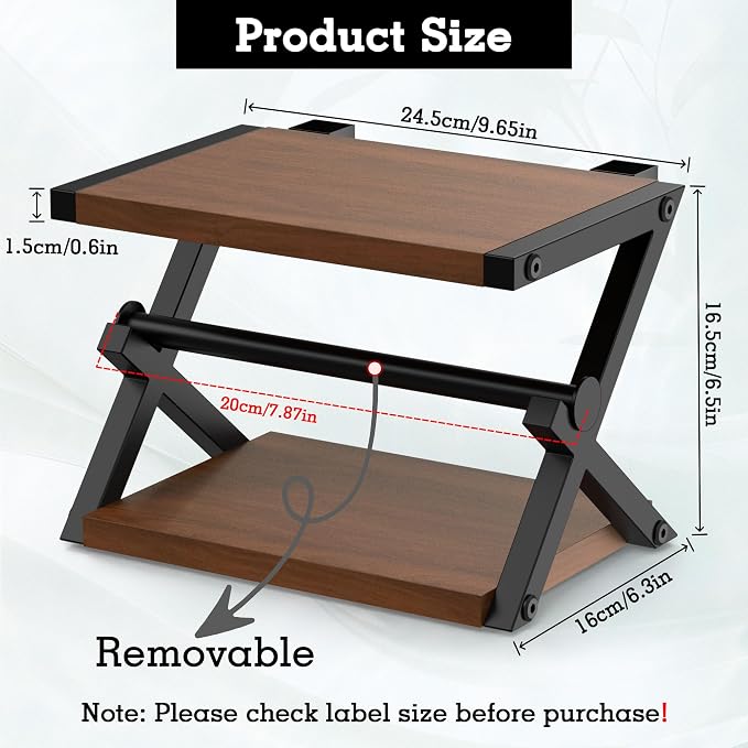 Alyoen Label Holder for Rolls and Fan-Fold Labels, Thermal Shipping Label