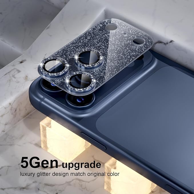 Choiche Compatible for iPhone 17 Pro Max Camera Lens Protector, Bling Camera