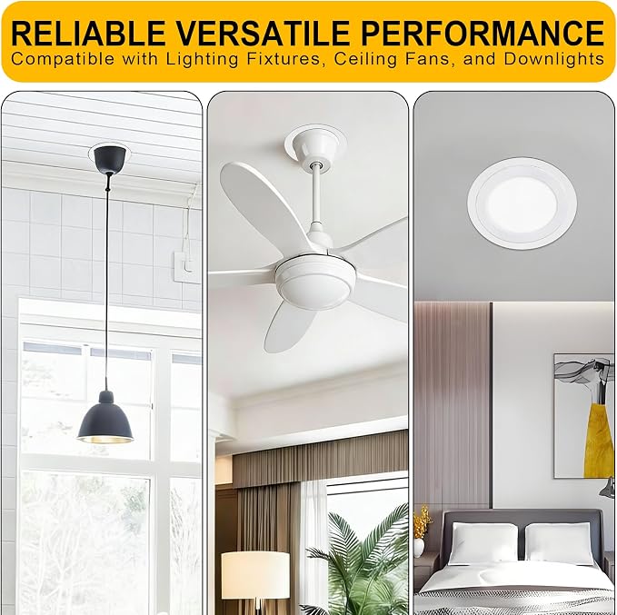 Goof Rings for 6 Inch Recessed Lights, Can Light Trim Ring Cover