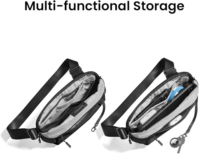 tomtoc Compact EDC Sling Bag 3L-10L, Minimalist Crossbody Bag Chest Shoulder