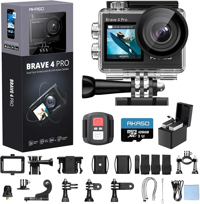 AKASO Brave 4 Pro 4K30 Action Camera