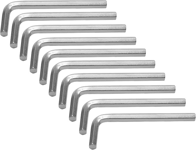 Piutouyar 6mm Hex Key, Allen Key L Shaped Wrench Set, Small Hex Wrench for Bike & Furniture Repair (10 Pcs)