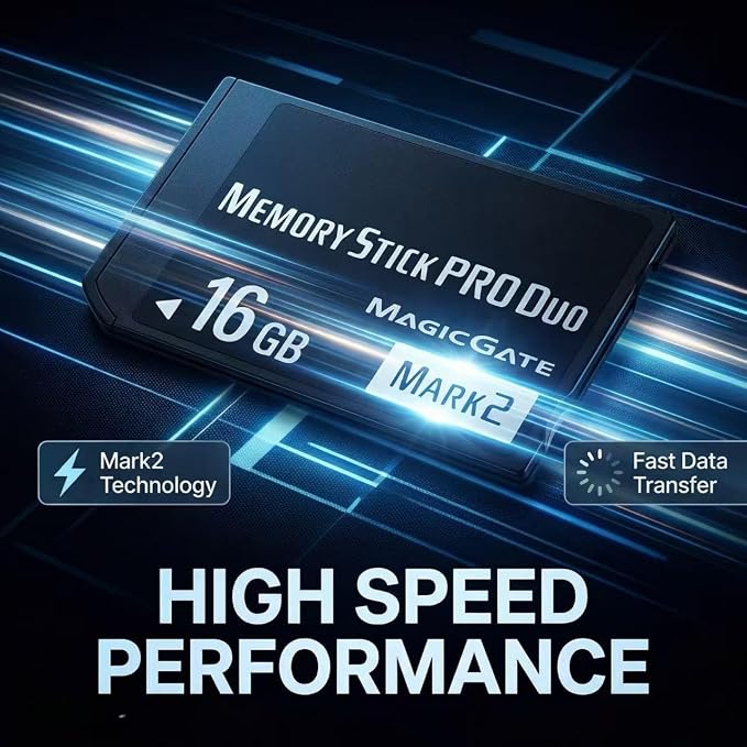 Original 16GB Memory Stick Pro Duo MARK2, High-Speed Memory Stick Duo Pro