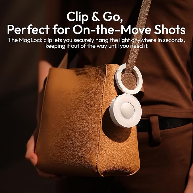 ULANZI ML05 Phone Light, Dual-Sided Magnetic Cell Phone Selfie Lights
