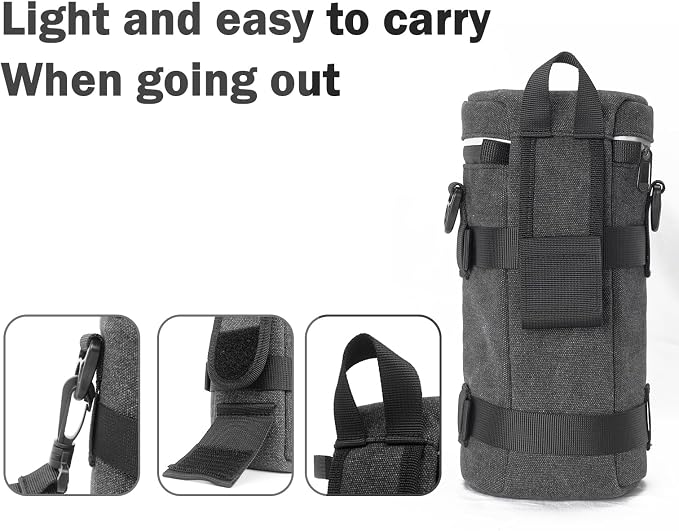 Camera Lens Case Lens Bag Compatible)