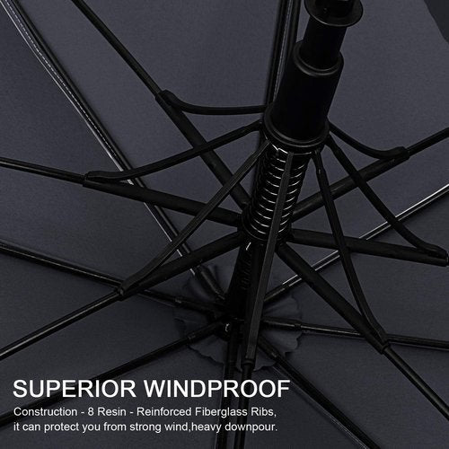 G4Free UV Protection Golf Umbrella - Auto Open, Vented, Extra Large, Windproof | 47/54/62/68 Inch