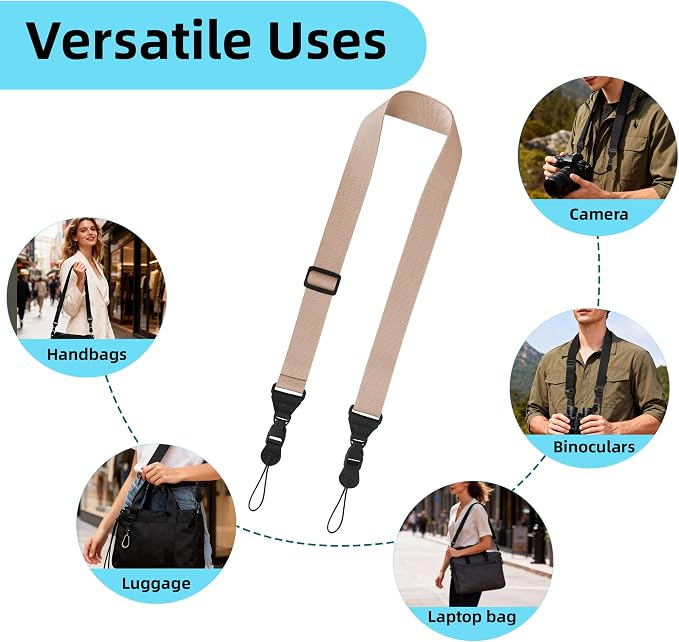 Adjustable Shoulder Strap:Comfortable iPad Strap Nylon Neck Lanyard