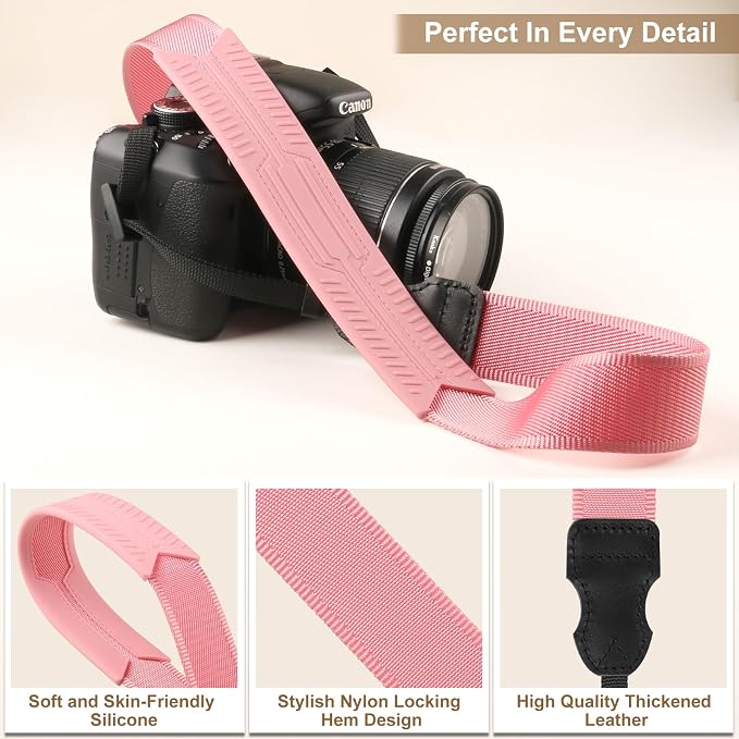 FIEIL Neck Strap Silicone Camera Straps